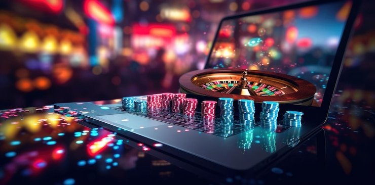 Tampilan antarmuka Mesin Arcade razergold dengan menu kategori dan kontrol permainan